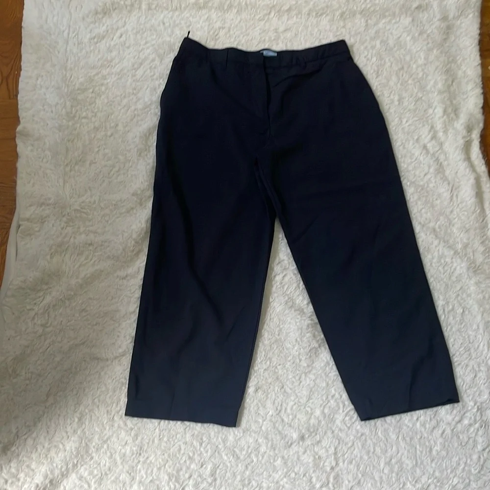 Prada Black Dress Pants Elegant Full-Length Design